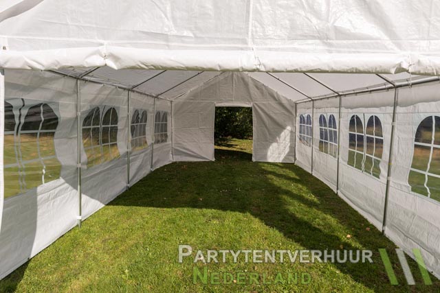 Vijf Conflict Mijlpaal Partytent Huren van 4x8 meter - Partytentverhuur Arnhem & Ede